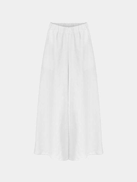 Dusan - Gaucho Linen Trousers -  - ABASK - 