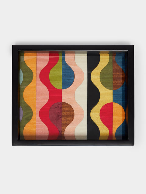 Biagio Barile - Waves Wood Inlay Tray -  - ABASK - 