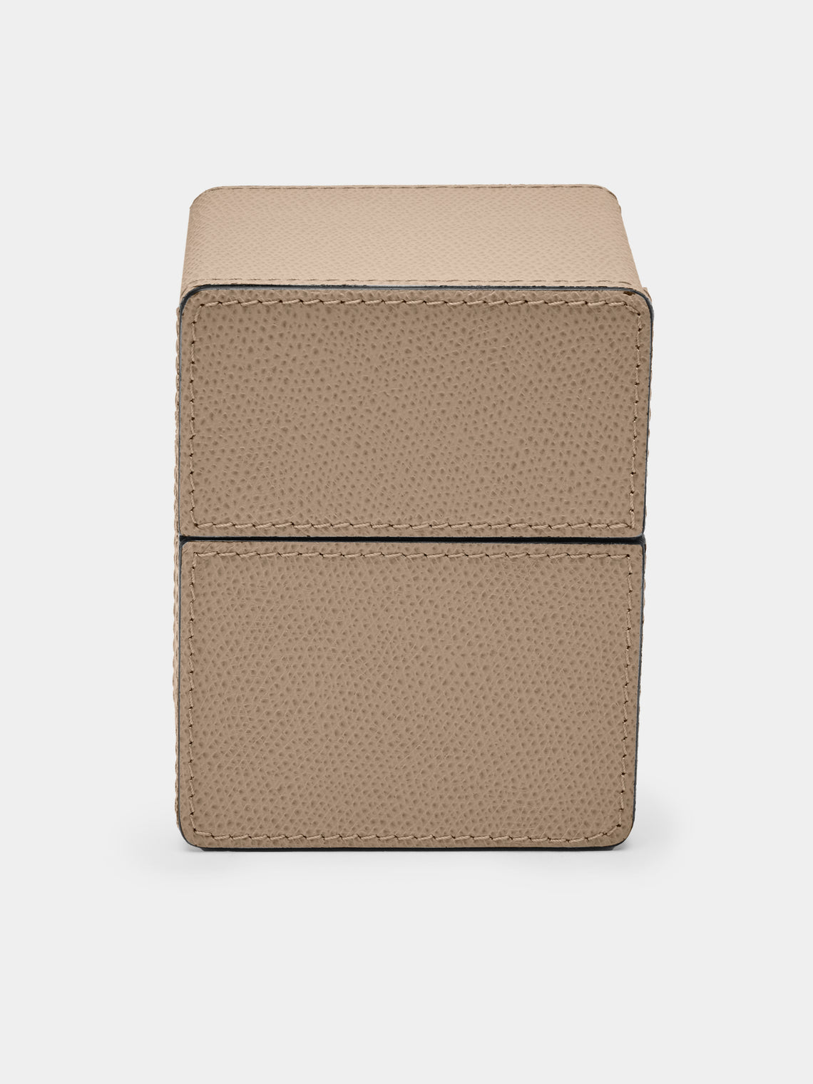 Giobagnara - Naples Leather Playing Cards Set - Beige - ABASK