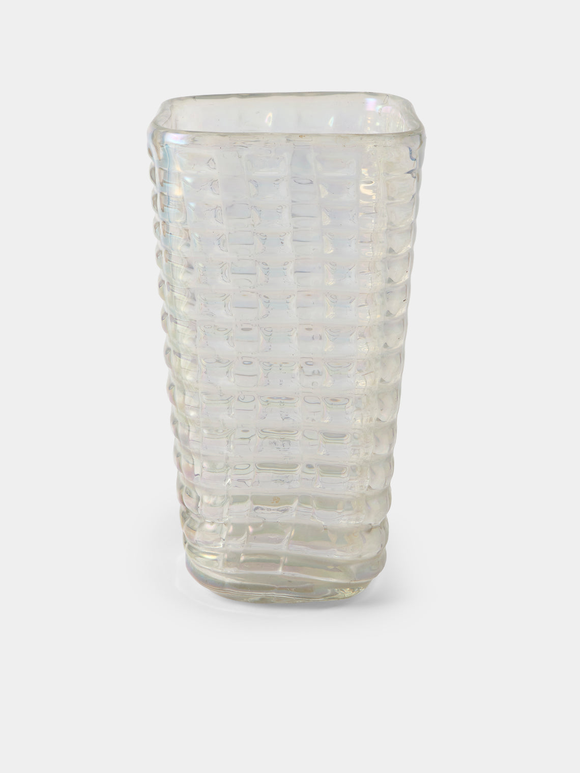 Antique and Vintage - 1950 Ercole Barovier Mold-Blown Vase - Clear - ABASK - 