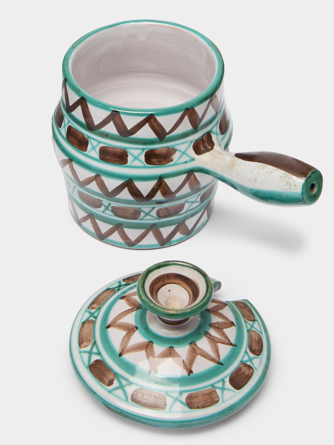 Antique and Vintage - 1950s Robert Picault Ceramic Olive Pot -  - ABASK