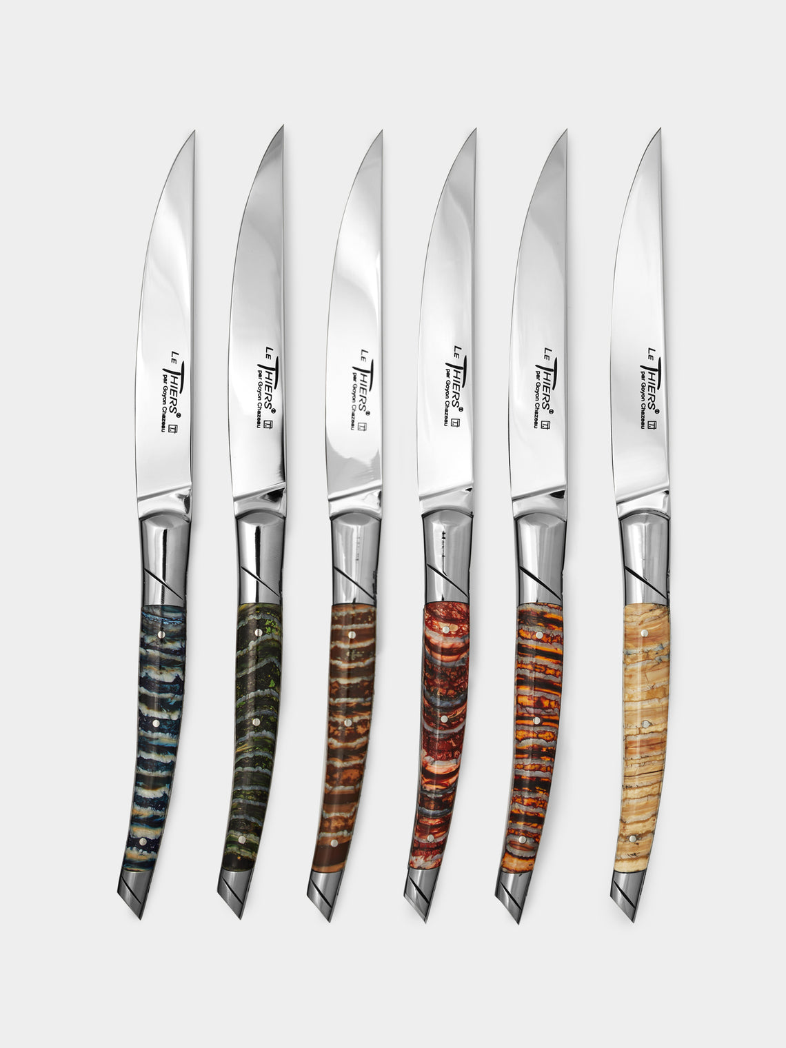 Goyon-Chazeau - Le Thiers Prestige Woolly Mammoth Steak Knives (Set of 6) -  - ABASK - 
