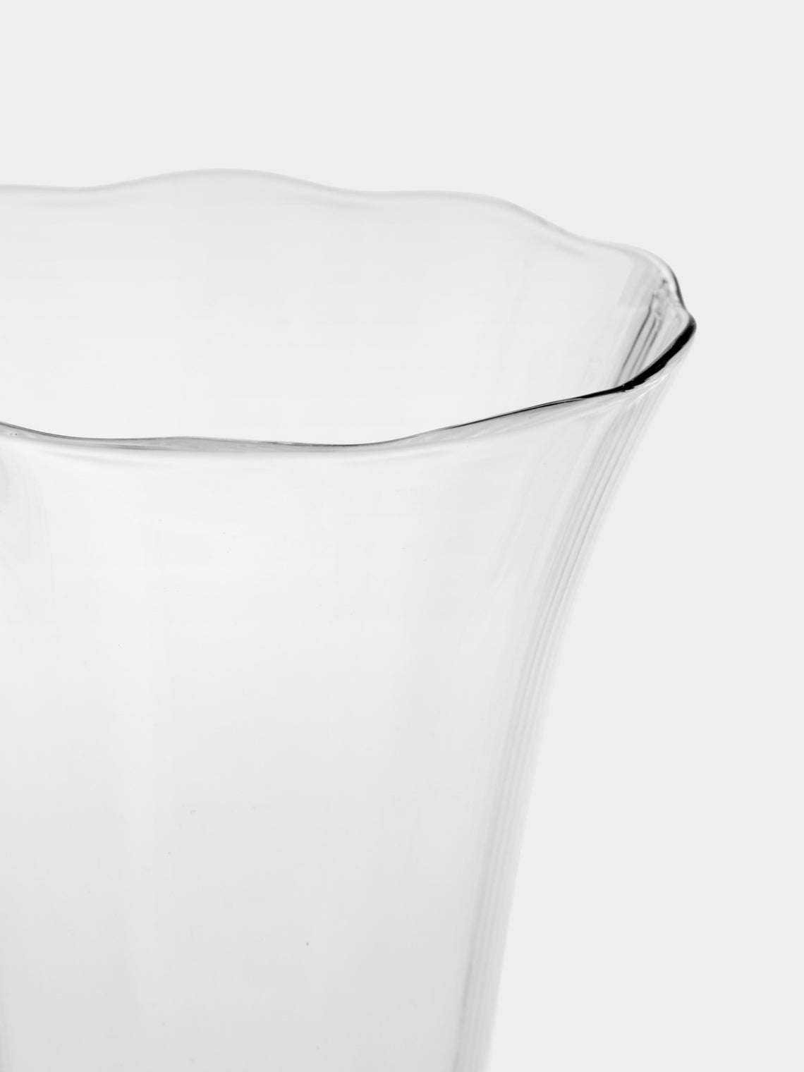 Akua Objects - Alban Crystal Tulip Vase (6in/16cm) - Clear - ABASK