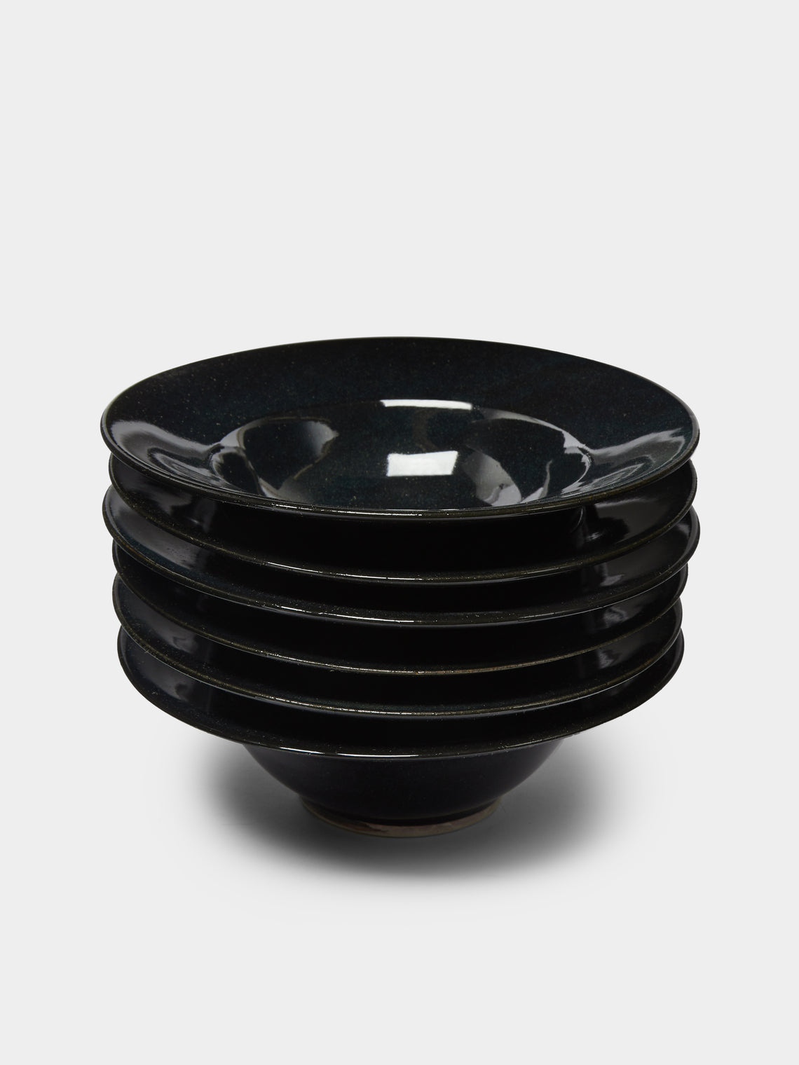 Mervyn Gers Ceramics - Hand-Glazed Ceramic Deep Bowls (Set of 6) -  - ABASK