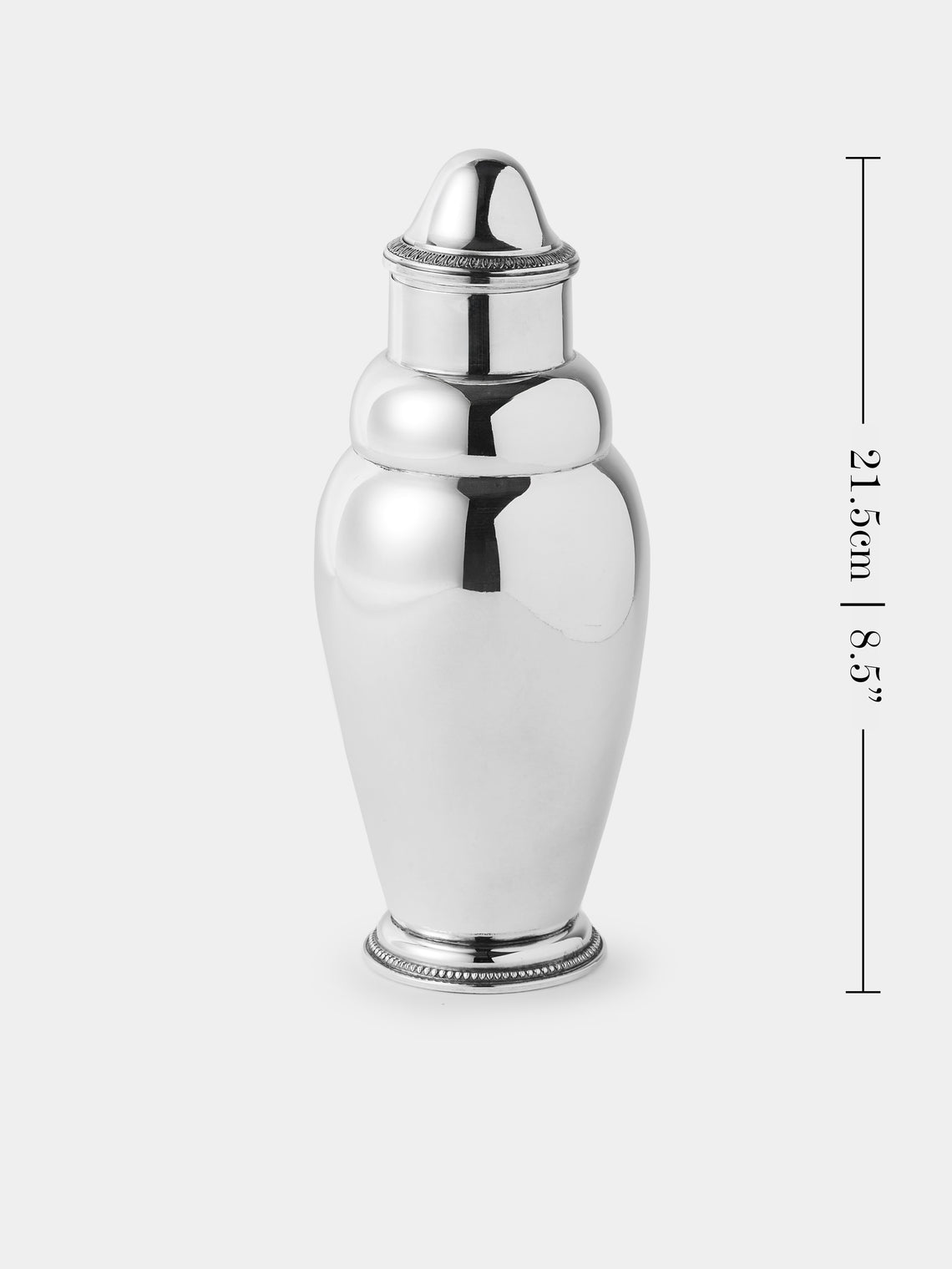 Antique and Vintage - 1960s Solid Silver Rocket Cocktail Shaker - Silver - ABASK
