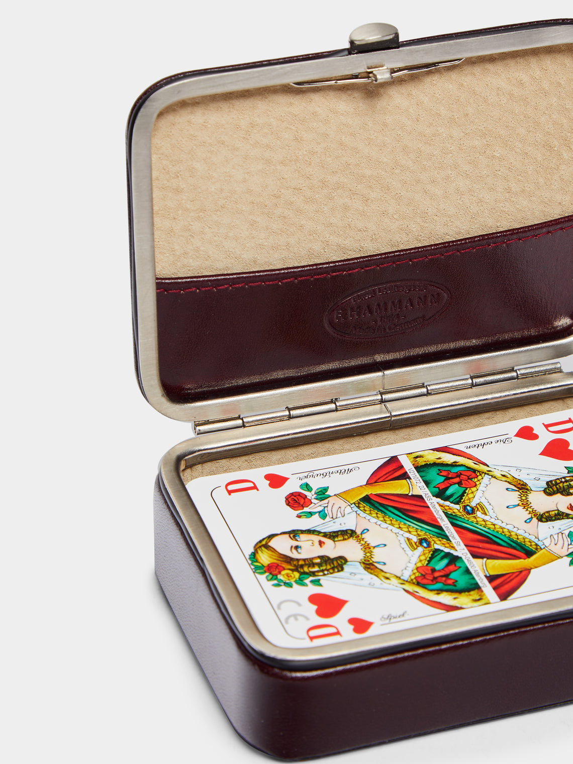 F. Hammann - Leather Playing Cards Set -  - ABASK