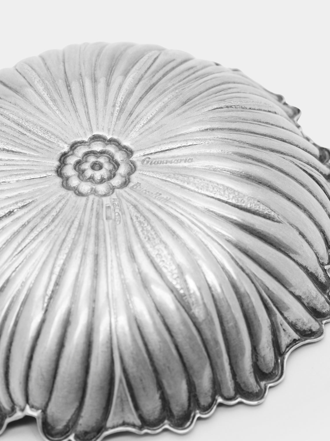 Antique and Vintage - 1970s Buccellati Solid Silver Floral Dish -  - ABASK