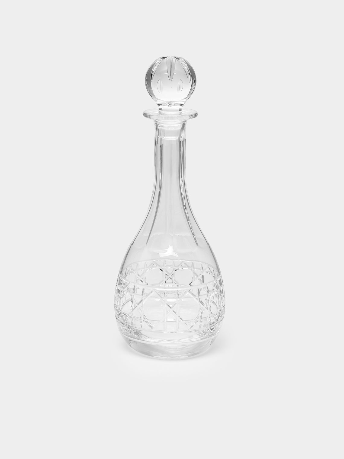 Cristallerie De Montbronn - Jacquard Hand-Blown Crystal Wine Decanter -  - ABASK - 