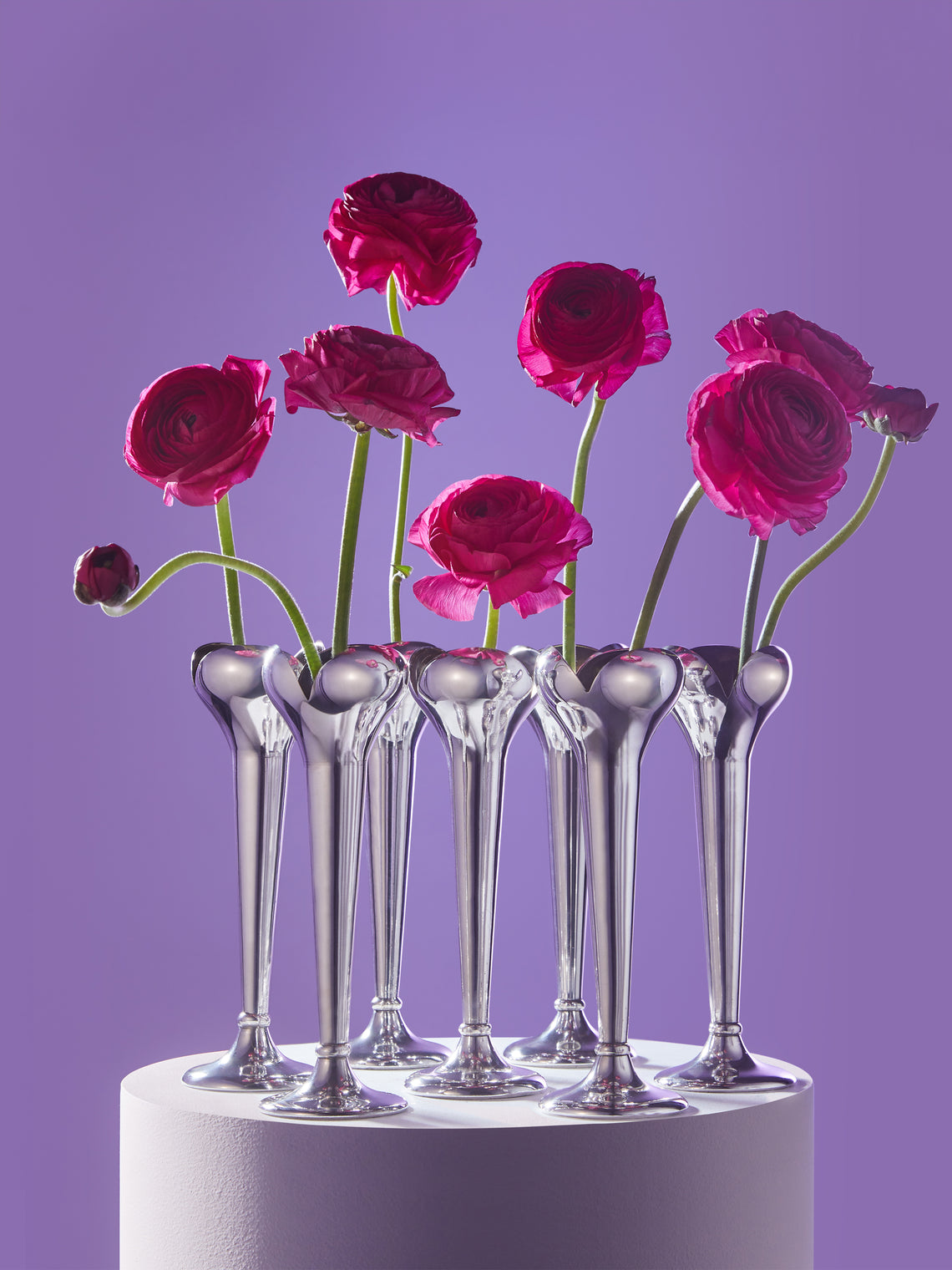 Antique and Vintage - 1940 Gio Ponti for Fratelli Calderoni Flower Vases (Set of 7) -  - ABASK