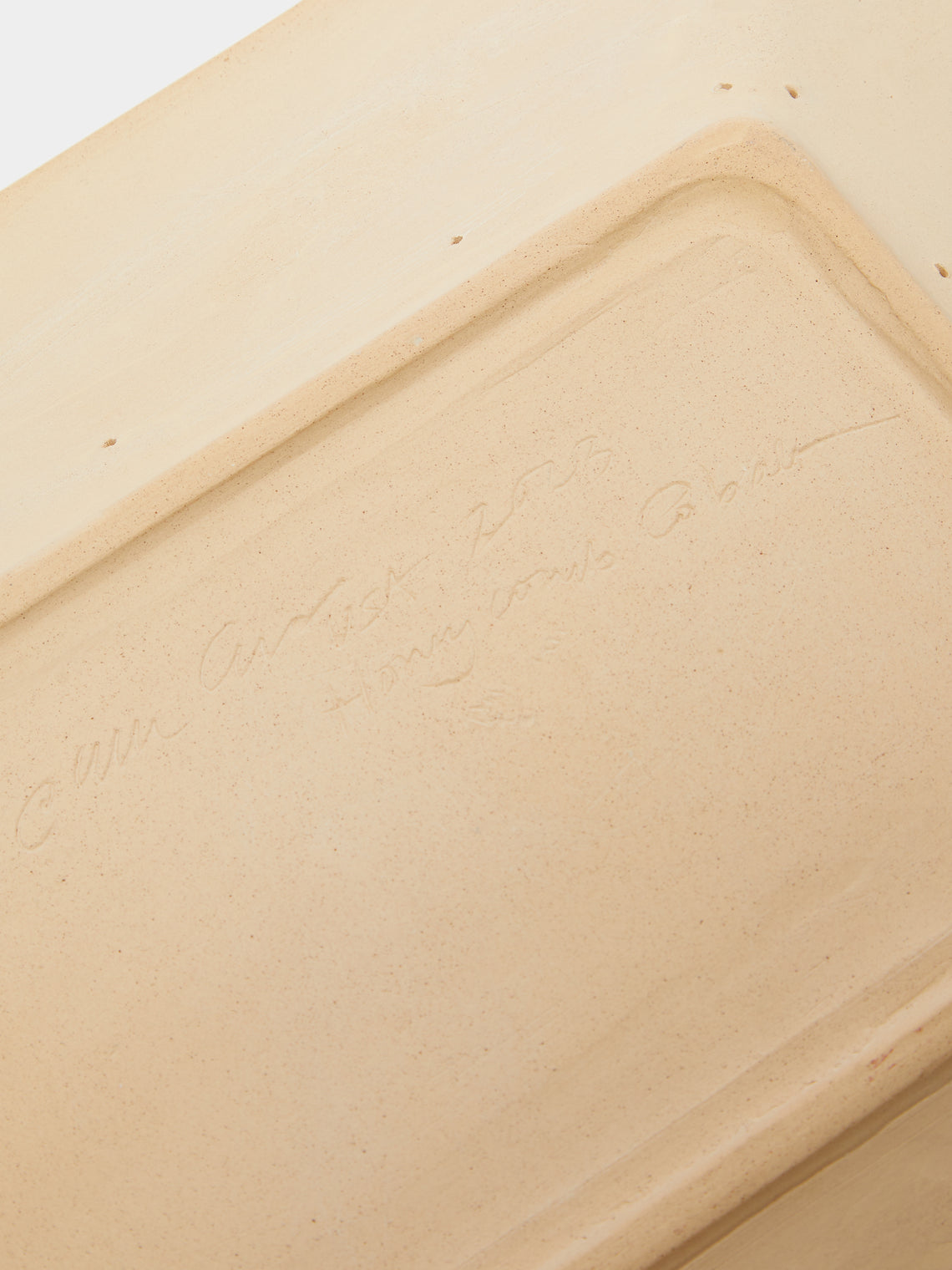 Terrafirma Ceramics - Hand-Printed Ceramic Charcuterie Tray -  - ABASK