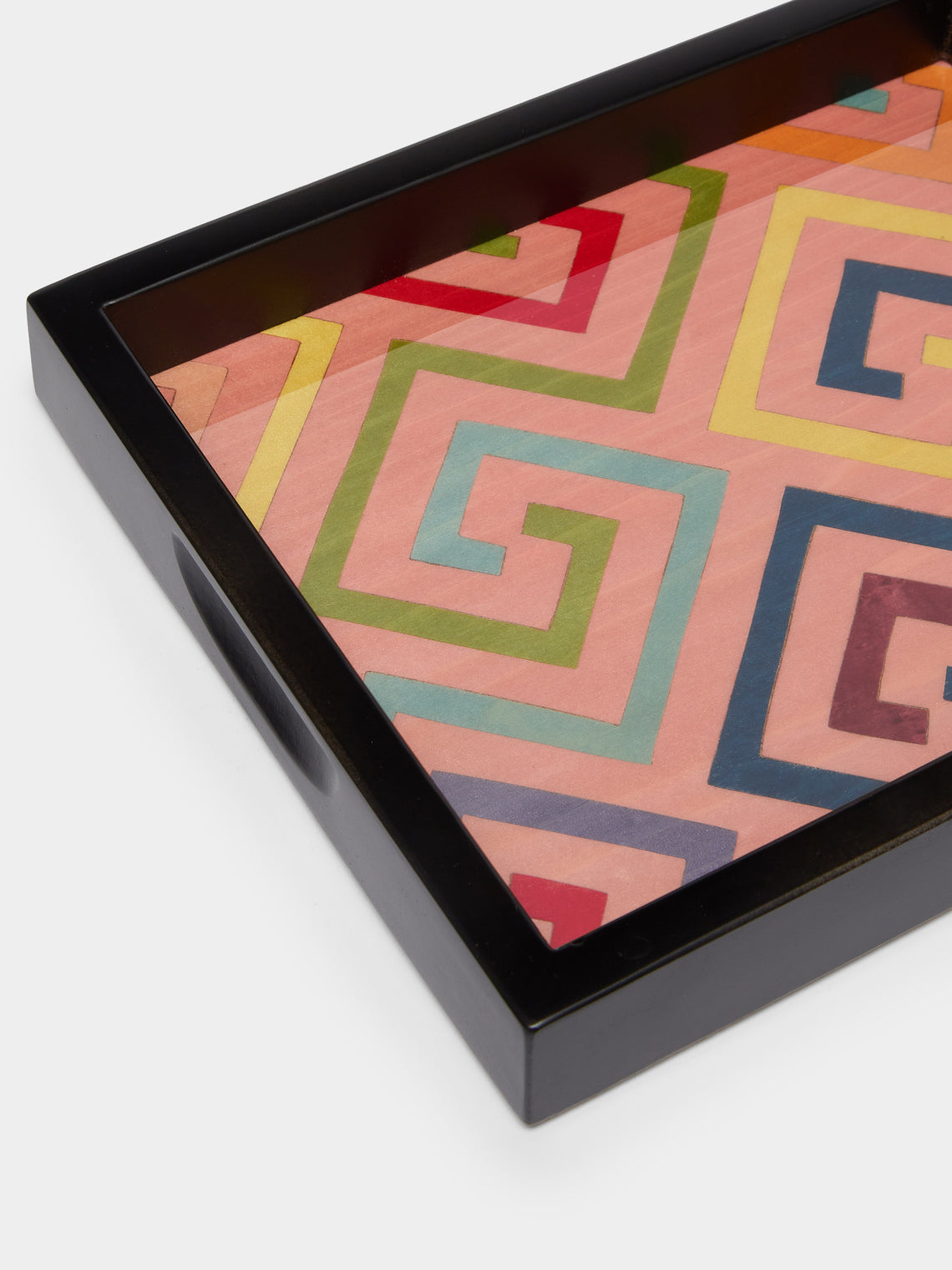 Biagio Barile - Labyrinth Wood Inlay Small Tray -  - ABASK