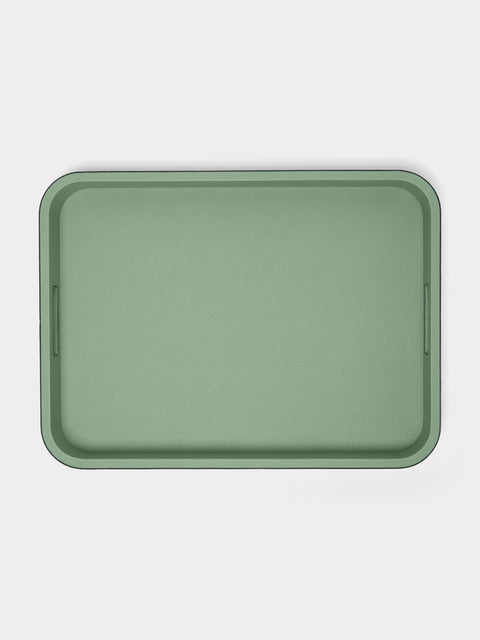 Giobagnara - Polo Leather Tray - Light green - ABASK - 