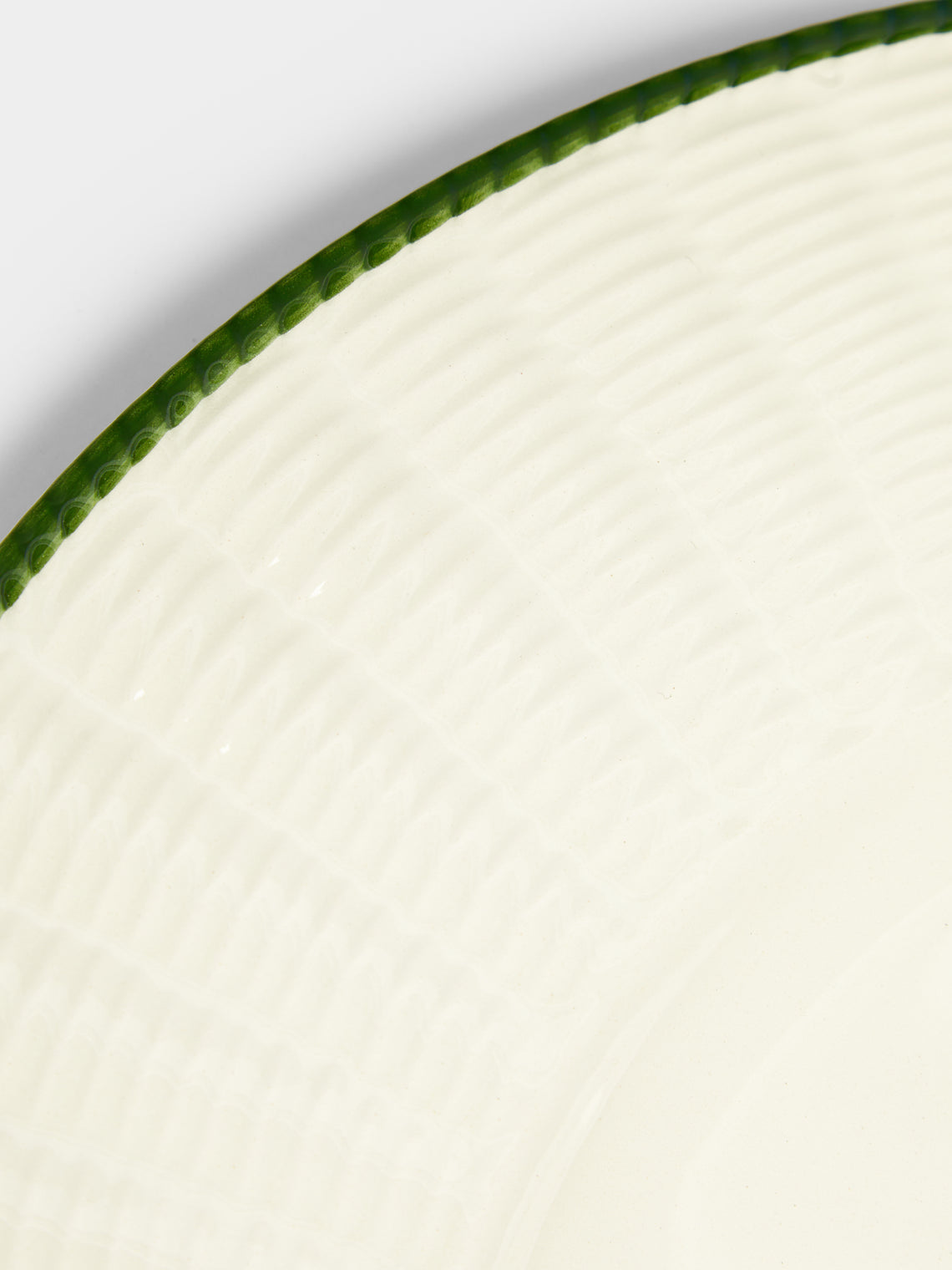Este Ceramiche - Wicker Hand-Painted Ceramic Charger Plates (Set of 4) -  - ABASK