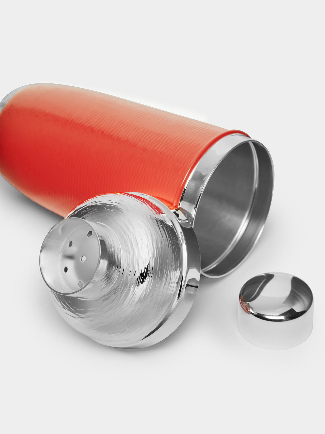 Zanetto - Enamelled Silver-Plated Cocktail Shaker -  - ABASK