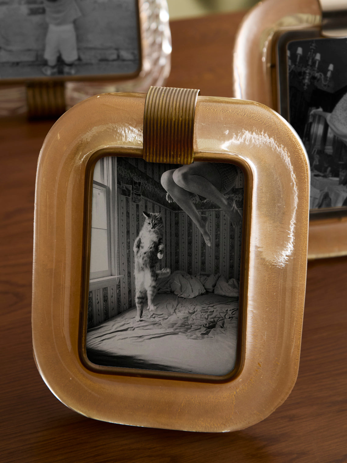 Antique and Vintage - 1940s Murano Glass Photo Frame -  - ABASK