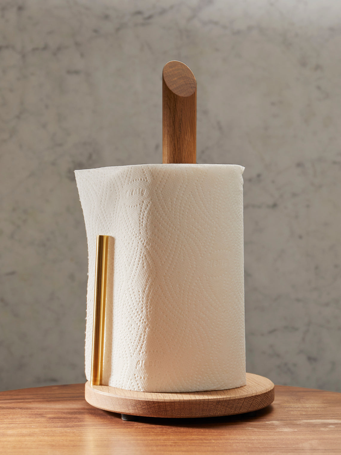 The Wooden Palate - White Oak Paper Towel Holder -  - ABASK