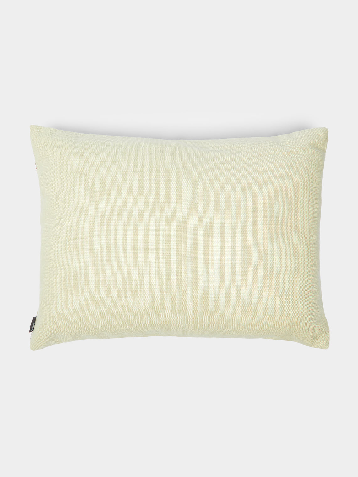 Kissweh - Damask Rose Hand-Embroidered Cotton Cushion -  - ABASK