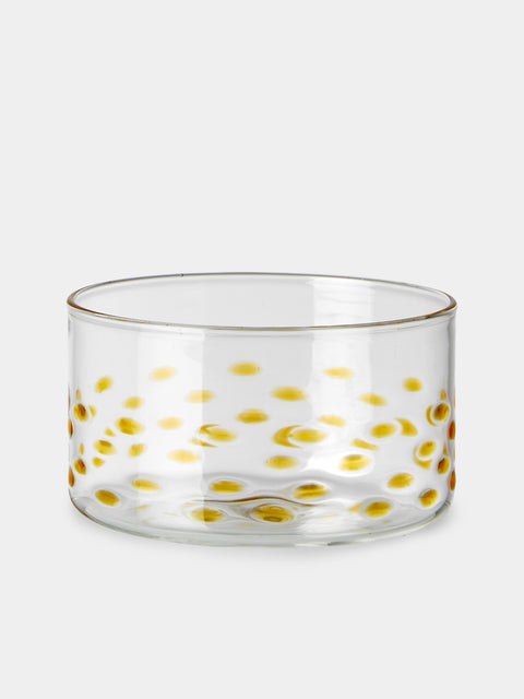Alya Tannous - | Set of 4 | Hand-Blown Glass Dessert Bowls - Clear - ABASK - 