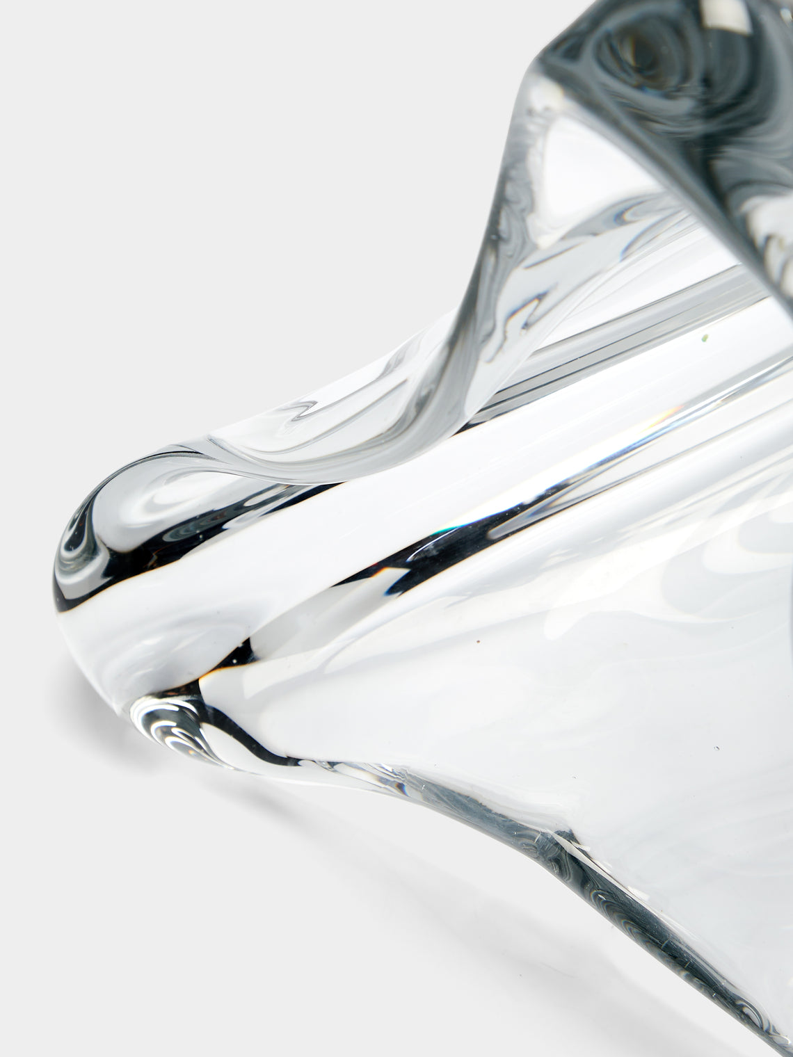 Antique and Vintage - 1950s Schneider Crystal Vase -  - ABASK