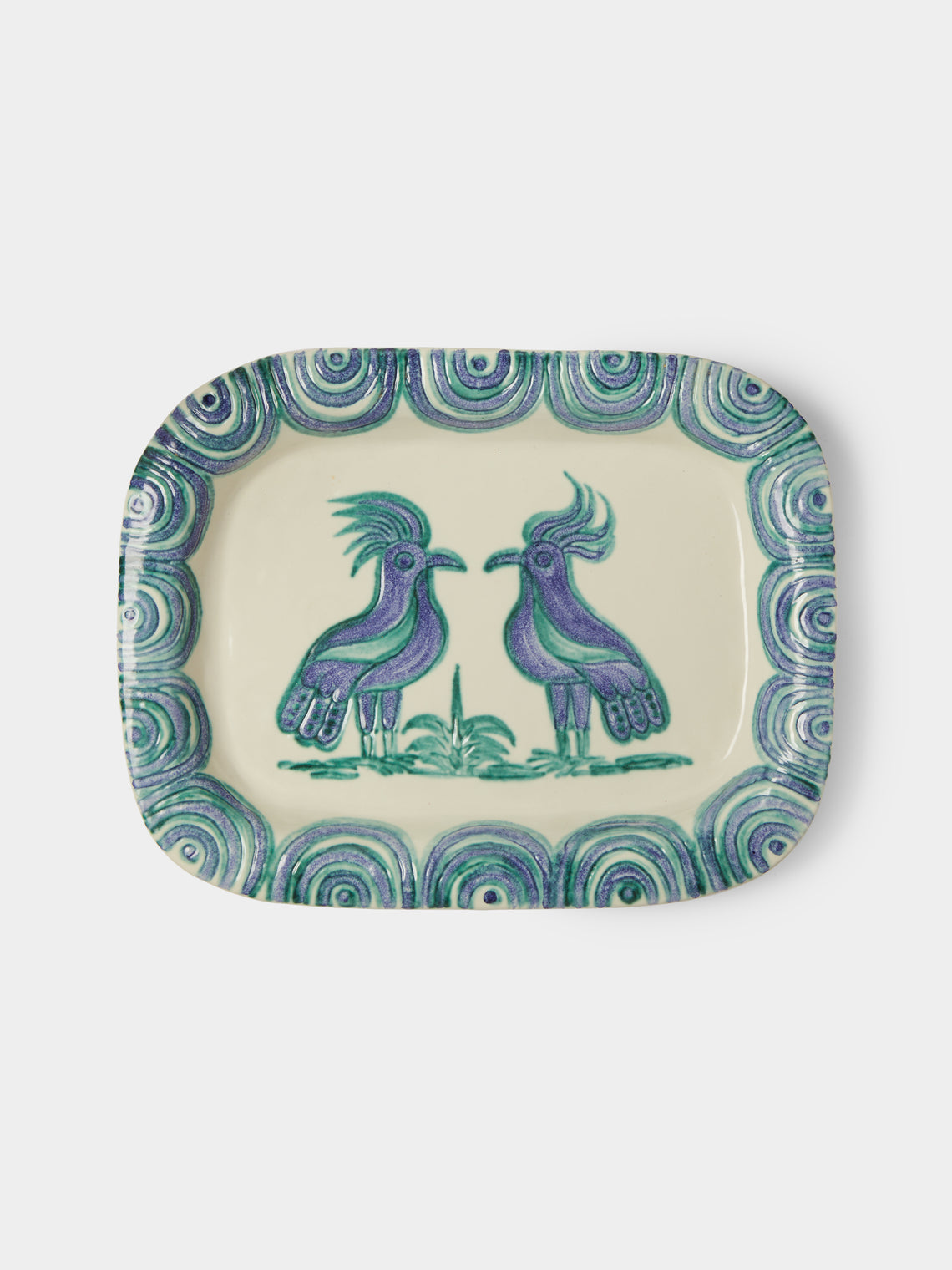 Antique and Vintage - 1950s Thun Ceramic Platter -  - ABASK - 