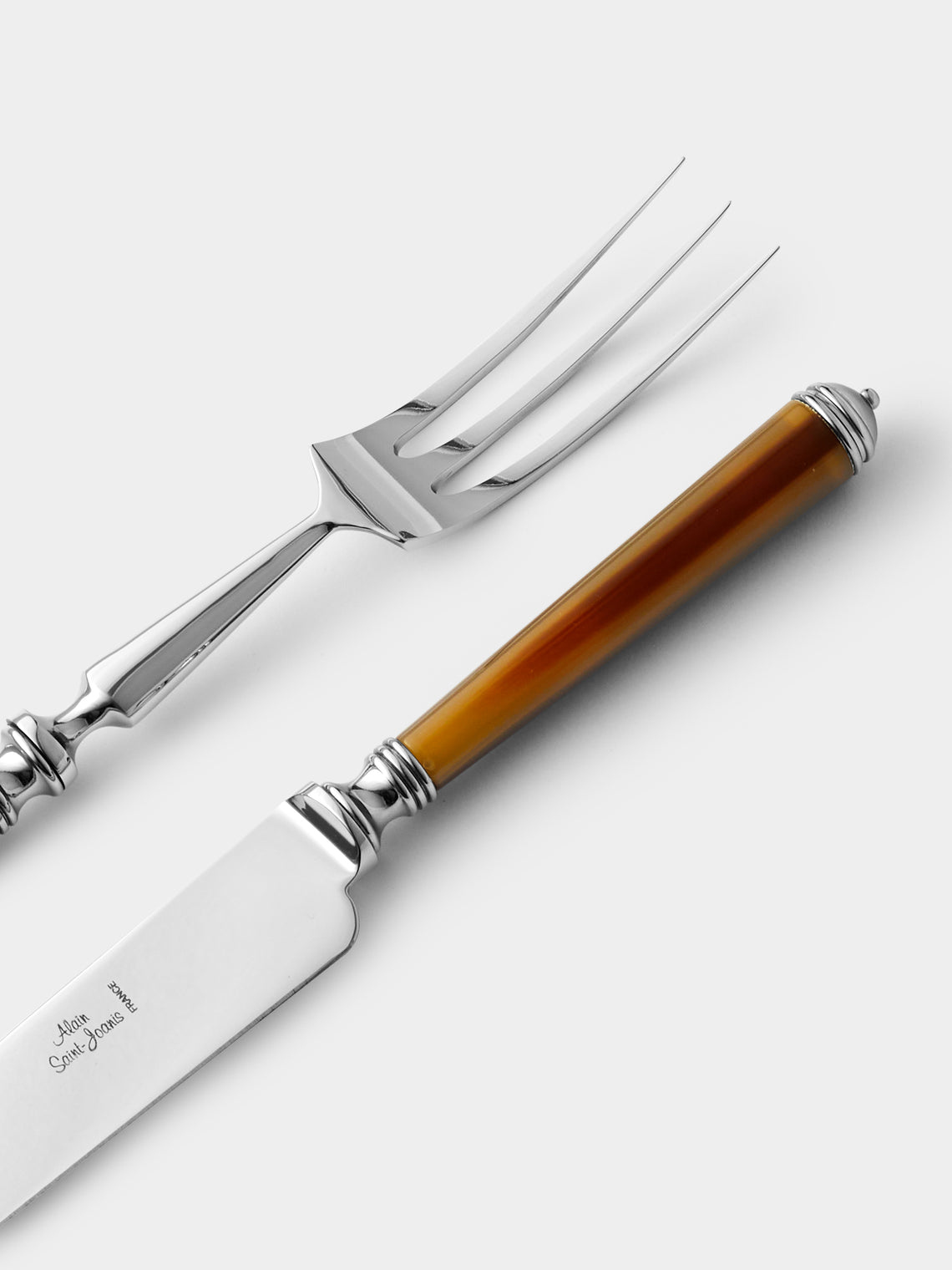 Alain Saint-Joanis - Marbella Dark Horn Resin Carving Set - Brown - ABASK
