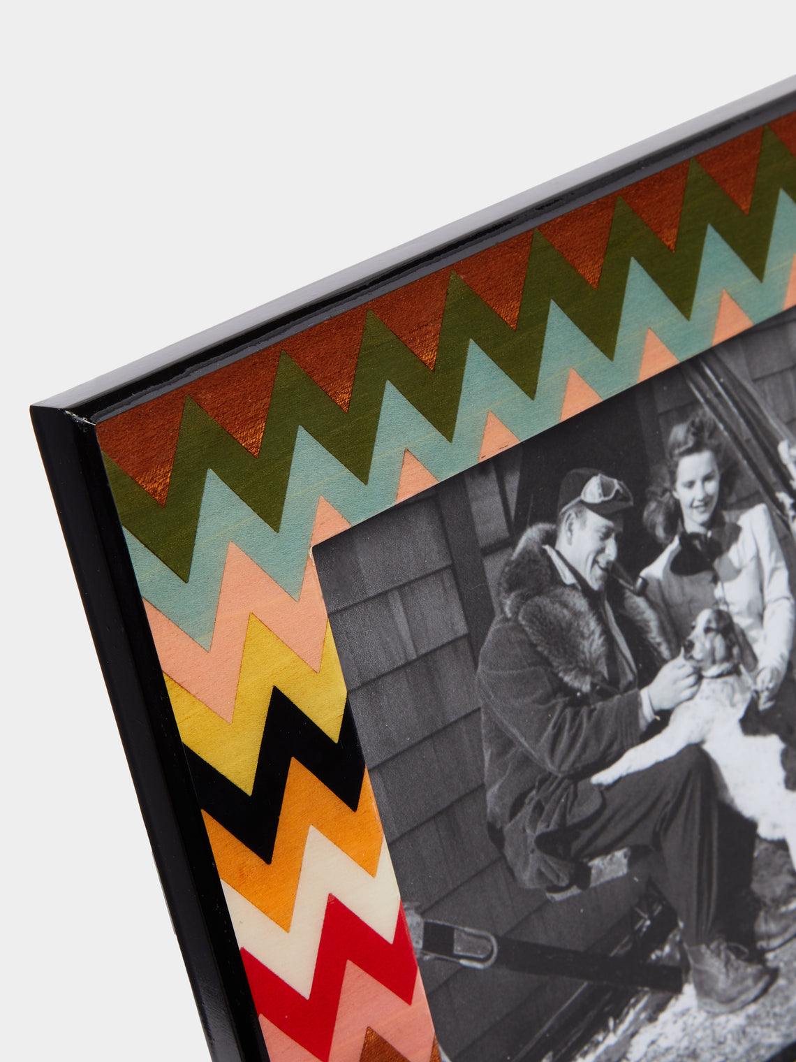 Biagio Barile - Chevron Wood Inlay Photo Frame -  - ABASK