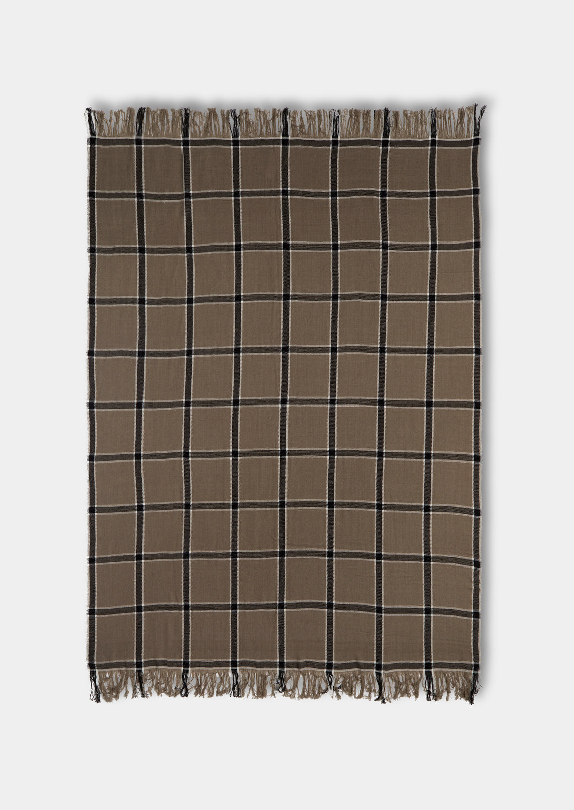 Denis Colomb - Tamba Cashmere Blanket (89in/2.3m) - Brown - ABASK - 