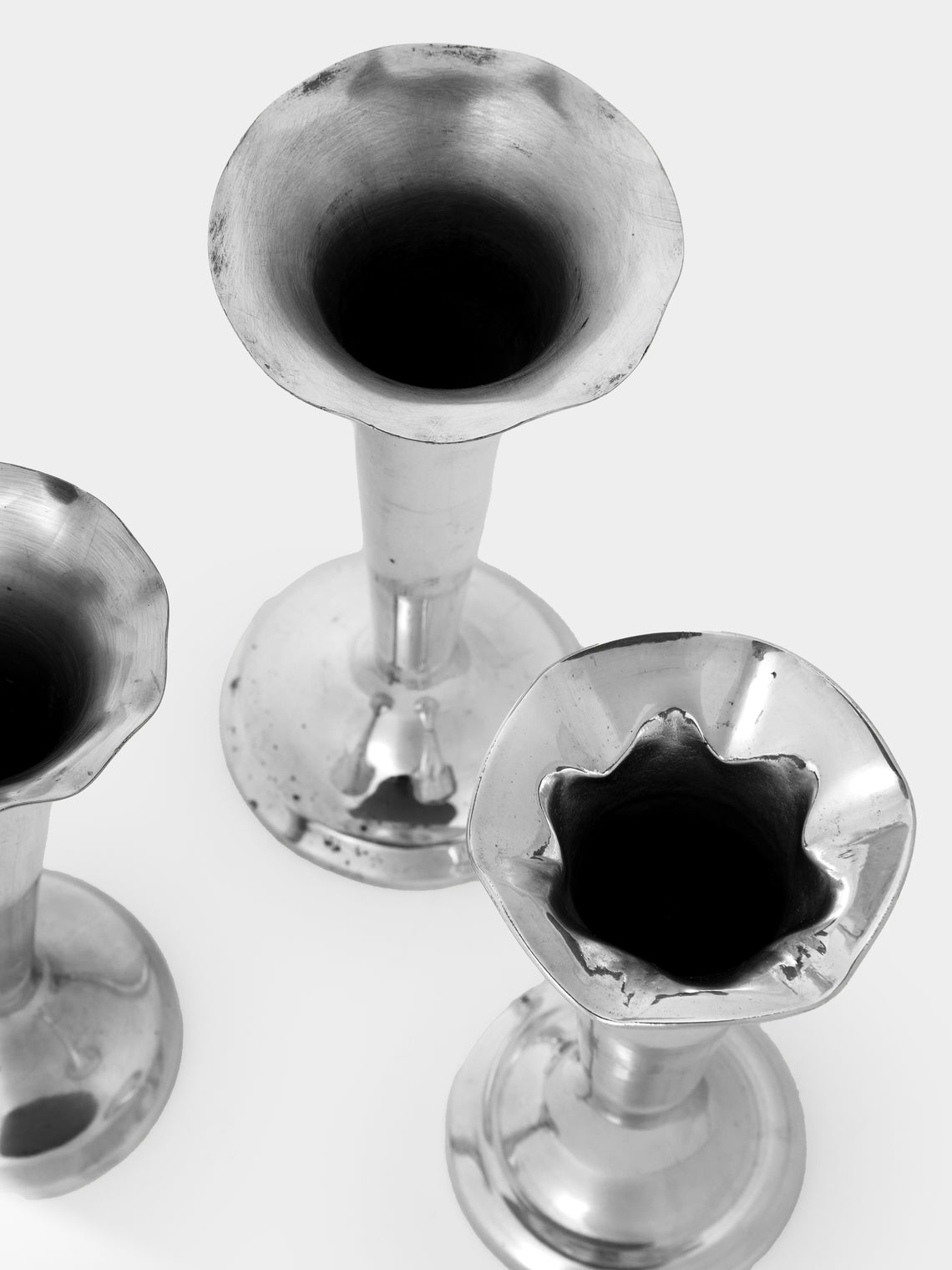 Antique and Vintage - 1950s Gio Ponti Silver-Plated Bud Vases (Set of 3) -  - ABASK