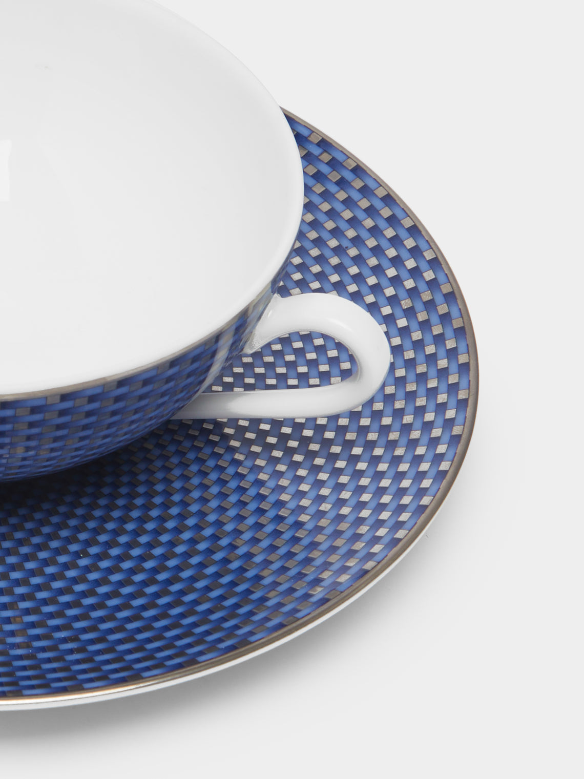 Raynaud - Trésor Bleu Porcelain Teacup and Saucer -  - ABASK