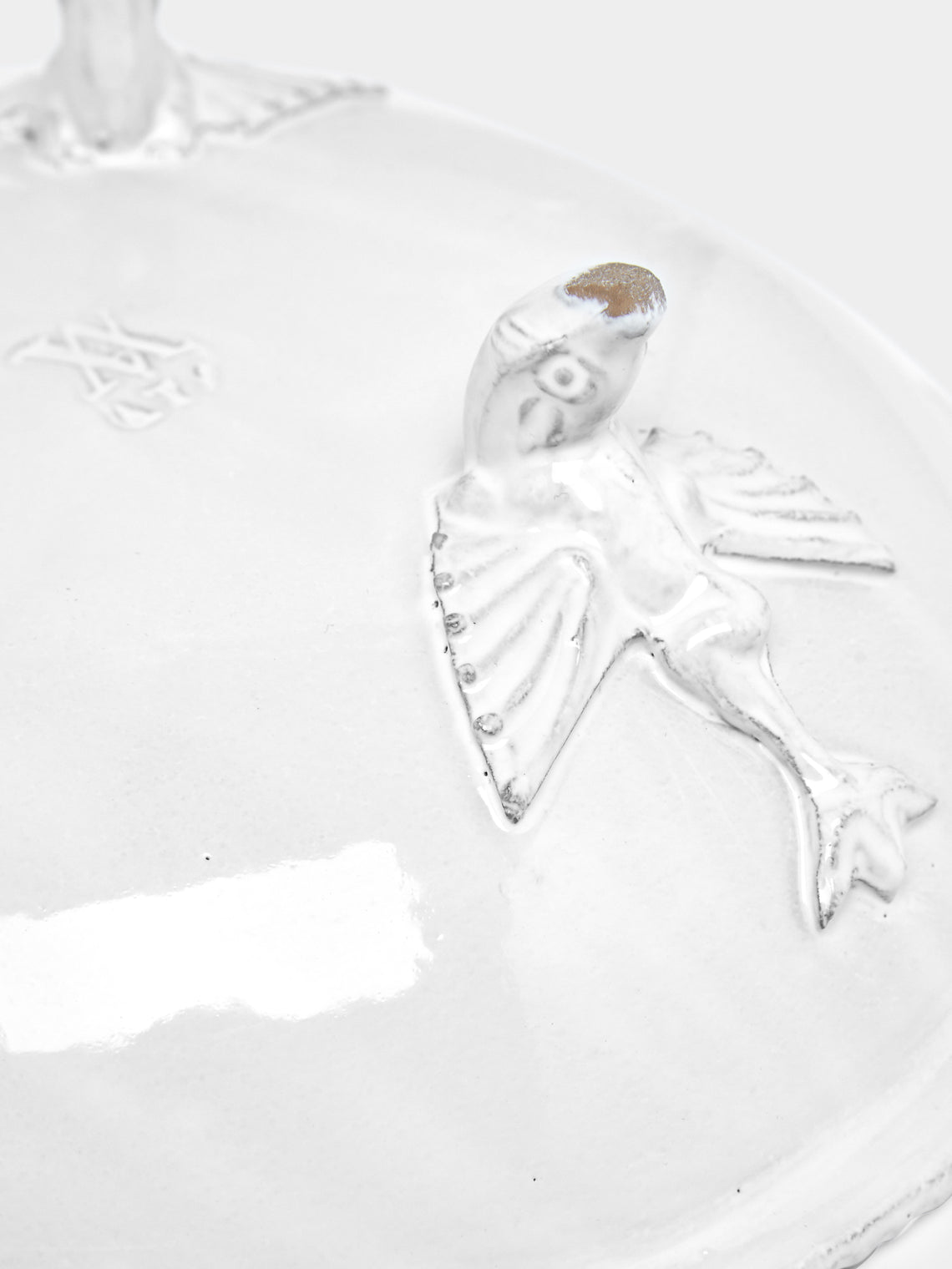 Astier de Villatte - Dragon Large Vegetable Lidded Dish -  - ABASK