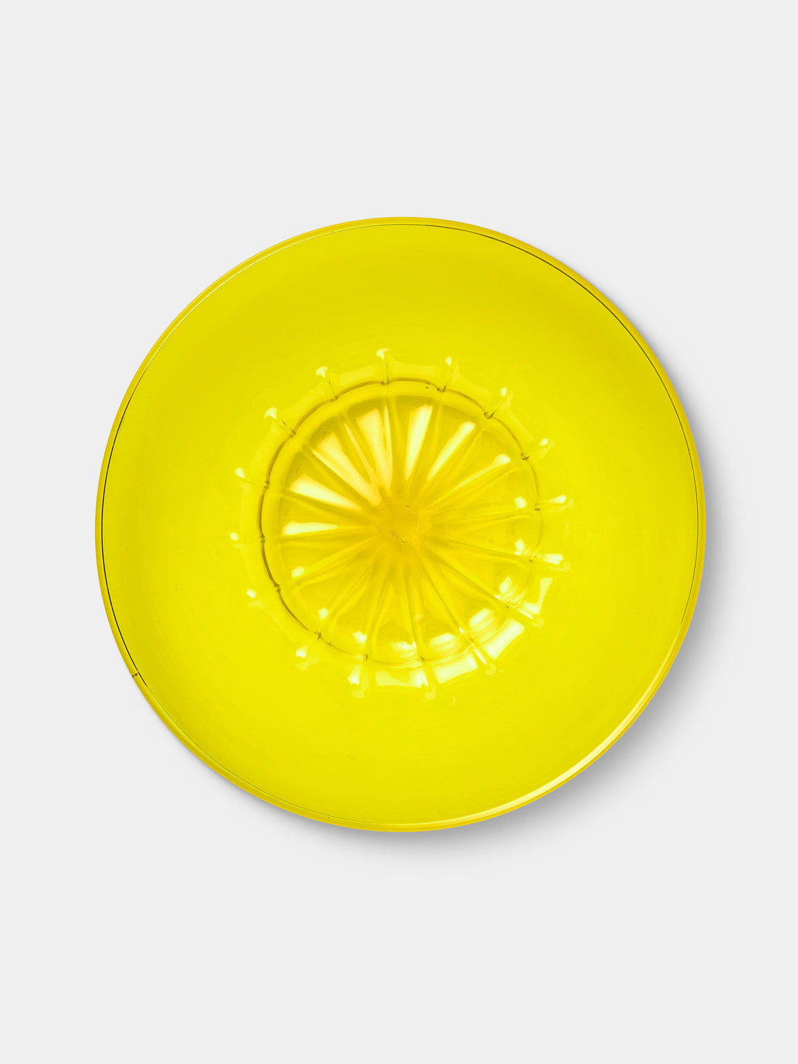 Antique and Vintage - 1930s Venini Murano Glass Bowl - Yellow - ABASK