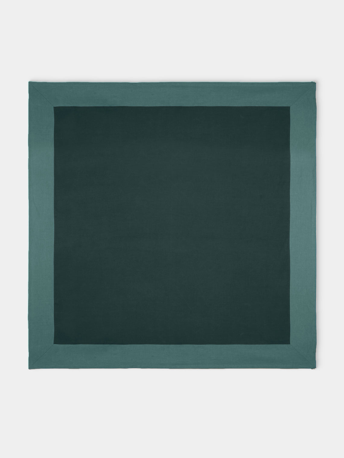 Borgo delle Tovaglie - Bauhaus Linen Square Tablecloth - Navy - ABASK