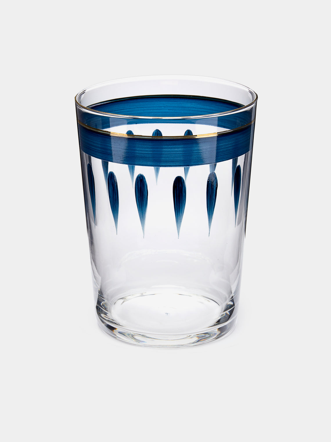 Los Vasos de Agua Clara - Soul Hand-Painted Glass Tumblers (Set of 6) -  - ABASK - 