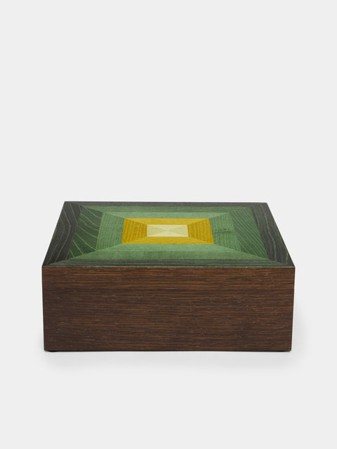 Kevin Stamper - Albers Wood Desk Box - Green - ABASK - 