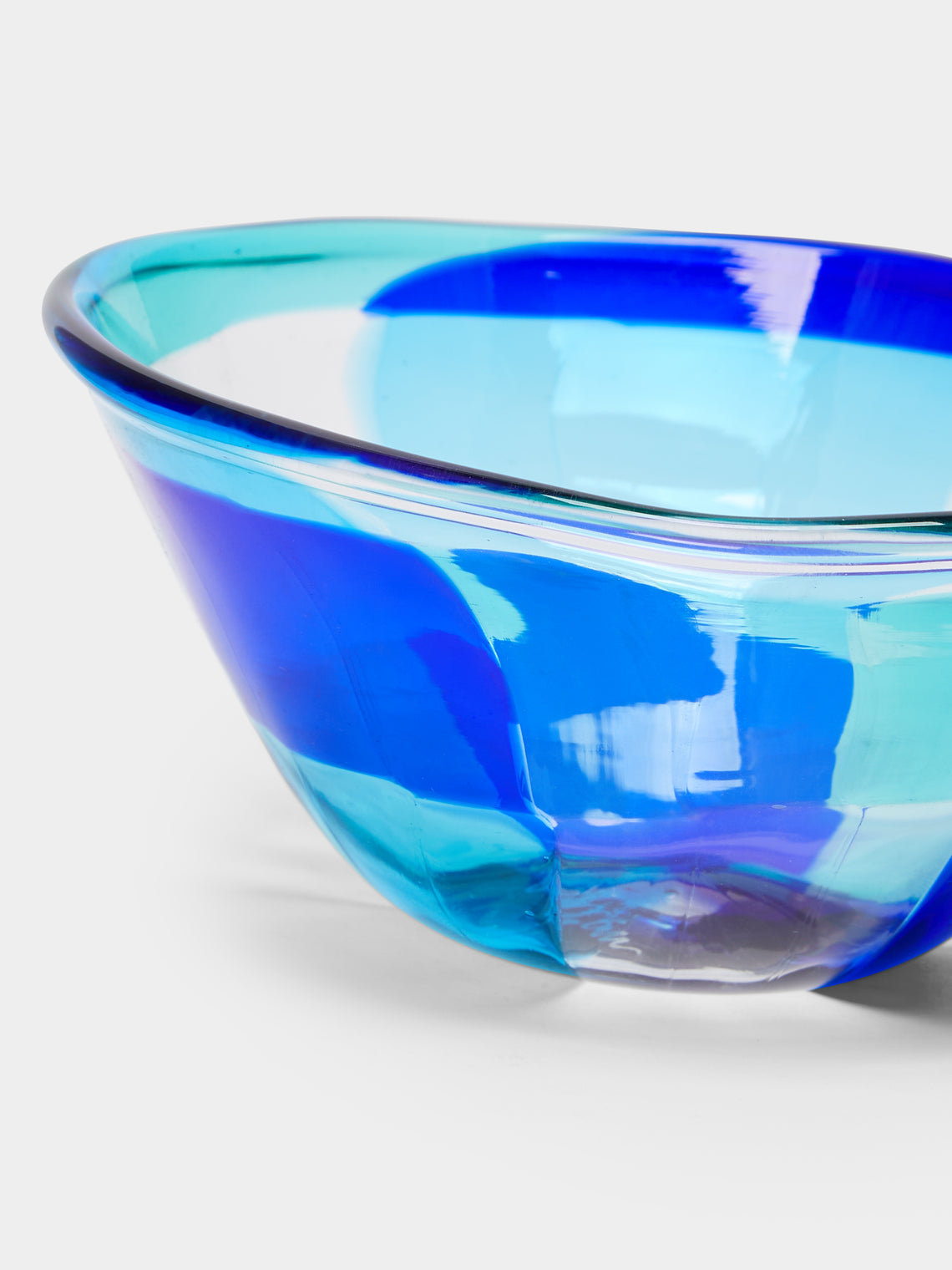 F&M Ballarin - Acquamarina Hand-Blown Murano Glass Bowls (Set of 2) -  - ABASK