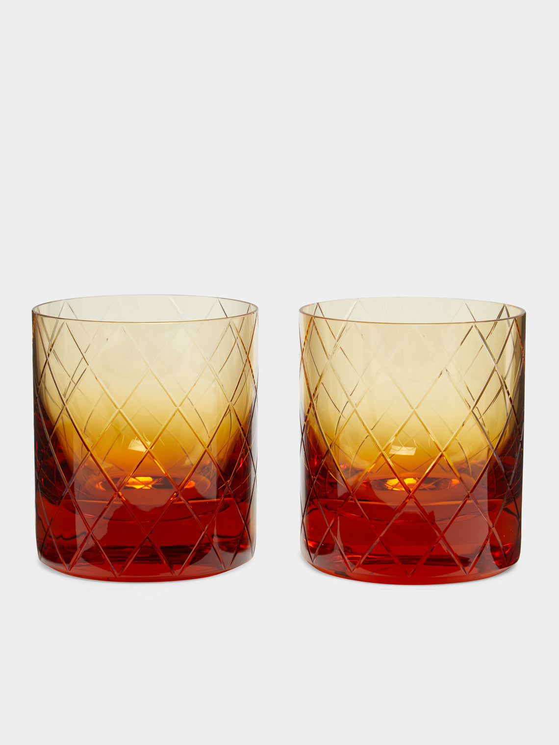 Moser - Bon Bon Hand-Blown Crystal Whiskey Glasses (Set of 2) -  - ABASK