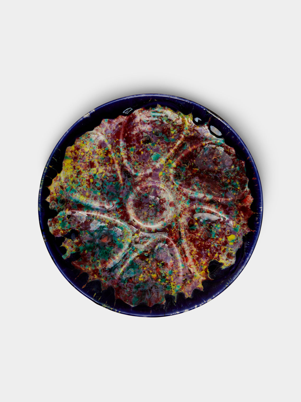 Antique and Vintage - 1960s Abstract Oyster Plate -  - ABASK - 