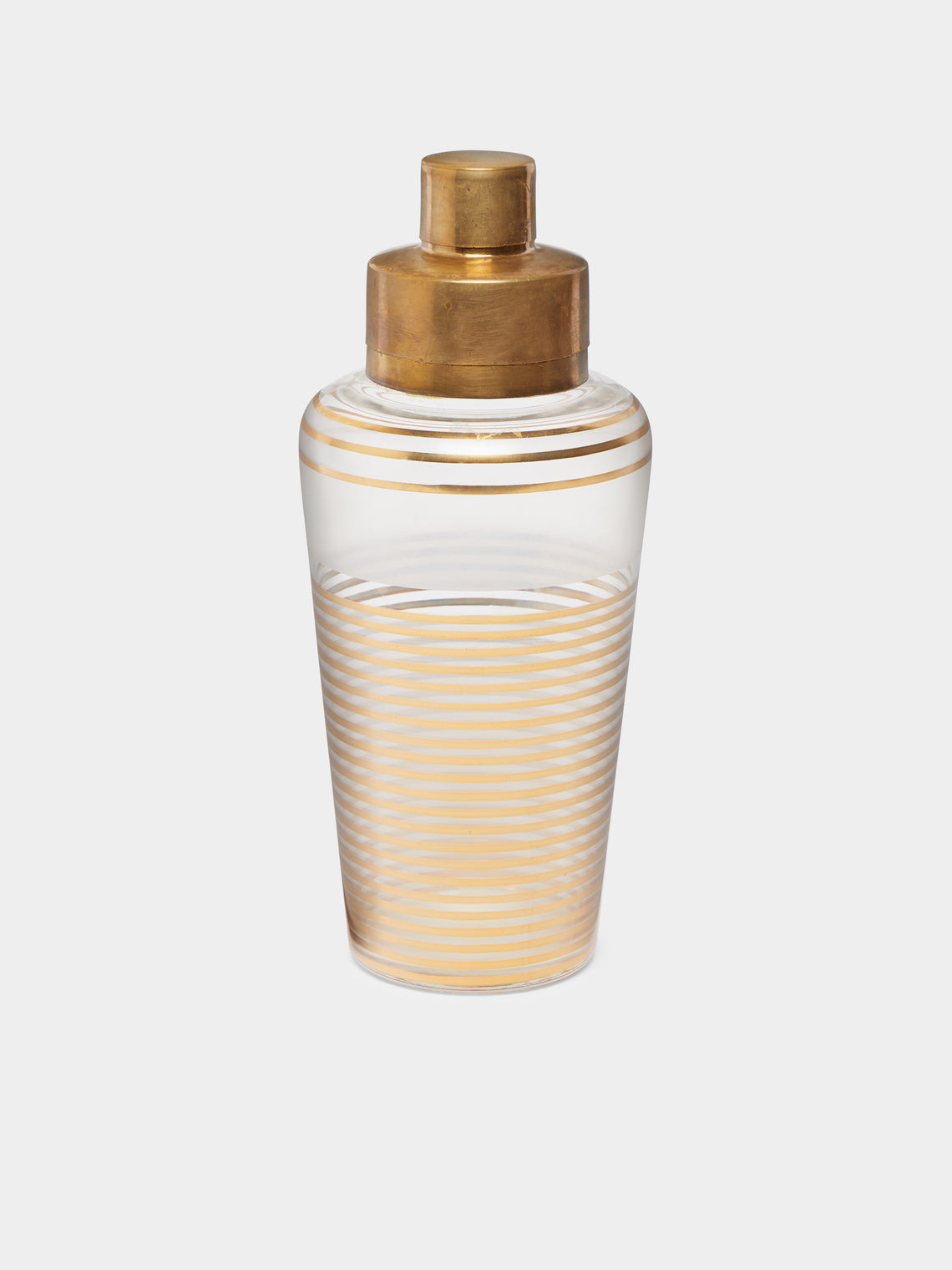 Antique and Vintage - 1930s Art Deco Glass Cocktail Shaker -  - ABASK - 