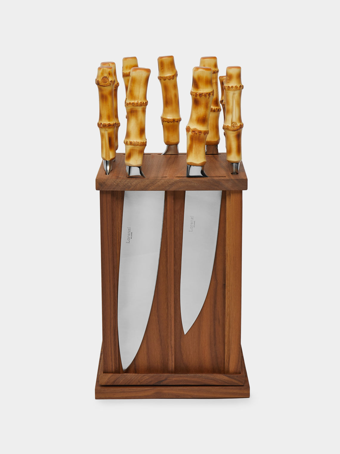 Lorenzi Milano - Bamboo Kitchen Knives (Set of 10) -  - ABASK