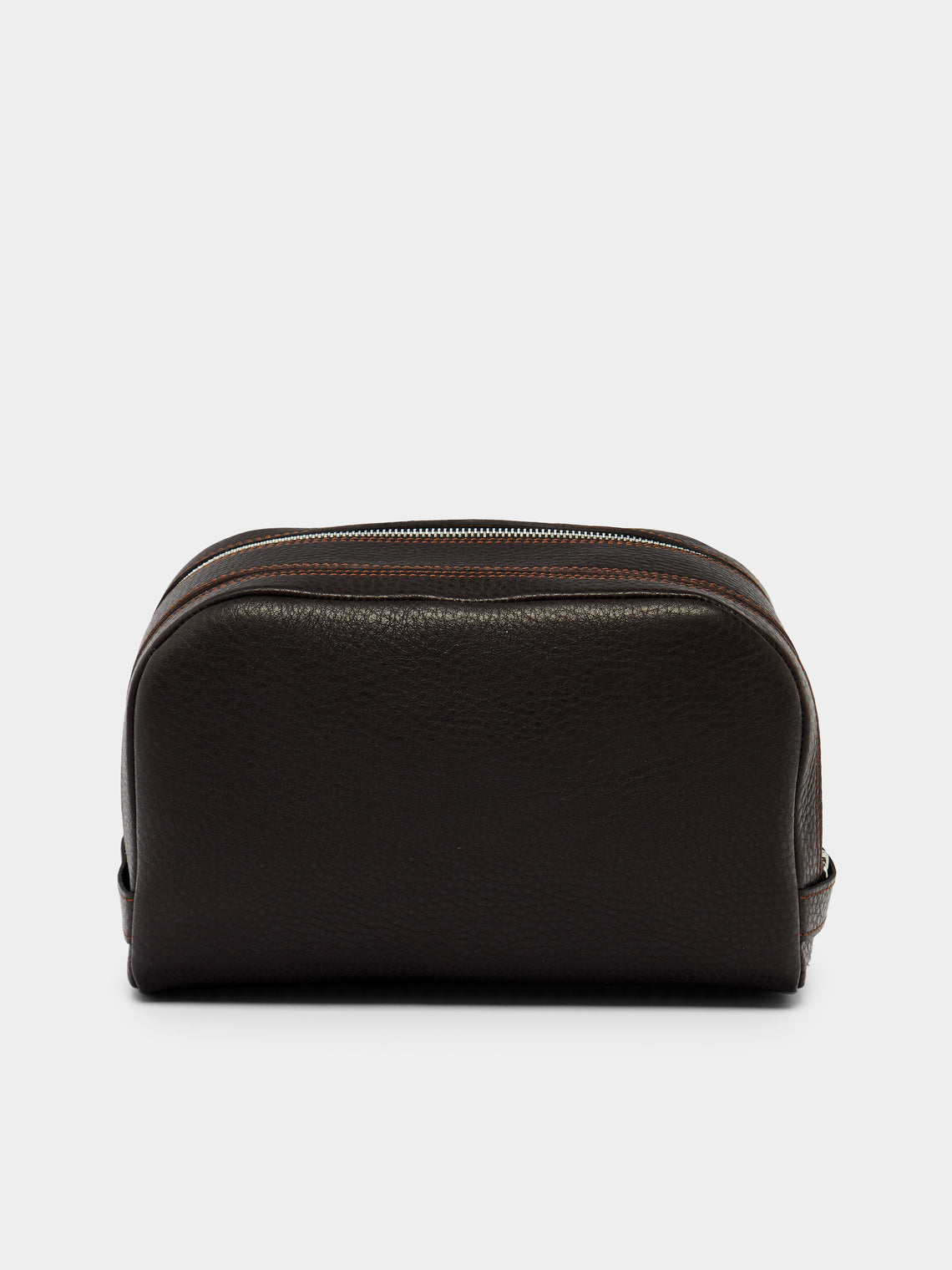 F. Hammann - Leather Triple-Zip Wash Bag -  - ABASK - 