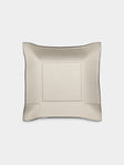 Giobagnara - Jack Leather Medium Square Valet Tray - Beige - ABASK - 