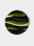 Mastellone Giuseppe - Wood Inlay Tray (12.5in/32cm) - Green - ABASK - 