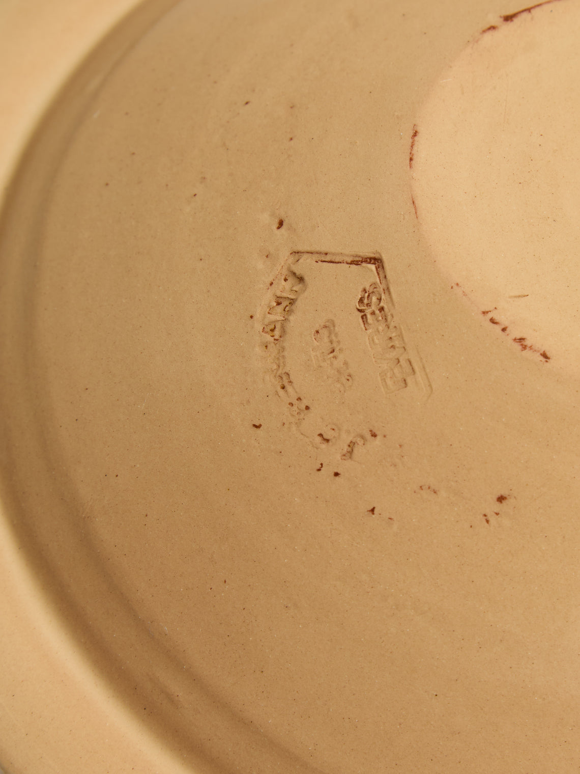 Poterie d’Évires - Strawberries Hand-Painted Ceramic Serving Bowl - Cream - ABASK