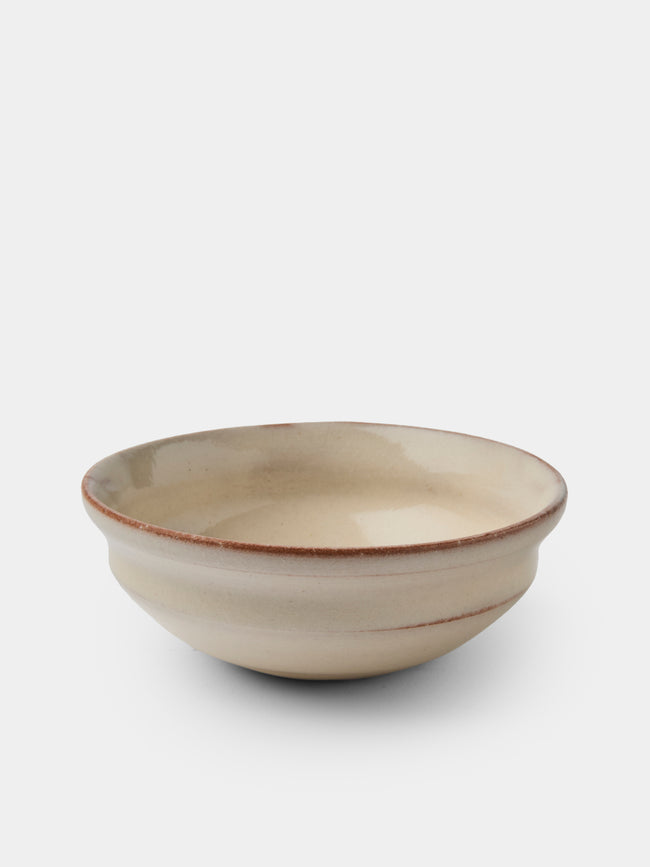 Fuminari Araga - Kohiki Slipware Shallow Bowls – 3.5in/9.5cm (Set of 4) - White - ABASK - 