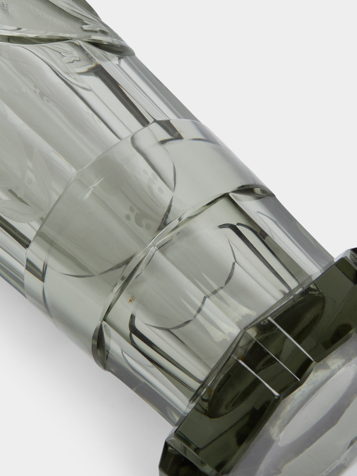 Antique and Vintage - 1930s Tennis Hand-Engraved Crystal Vase -  - ABASK