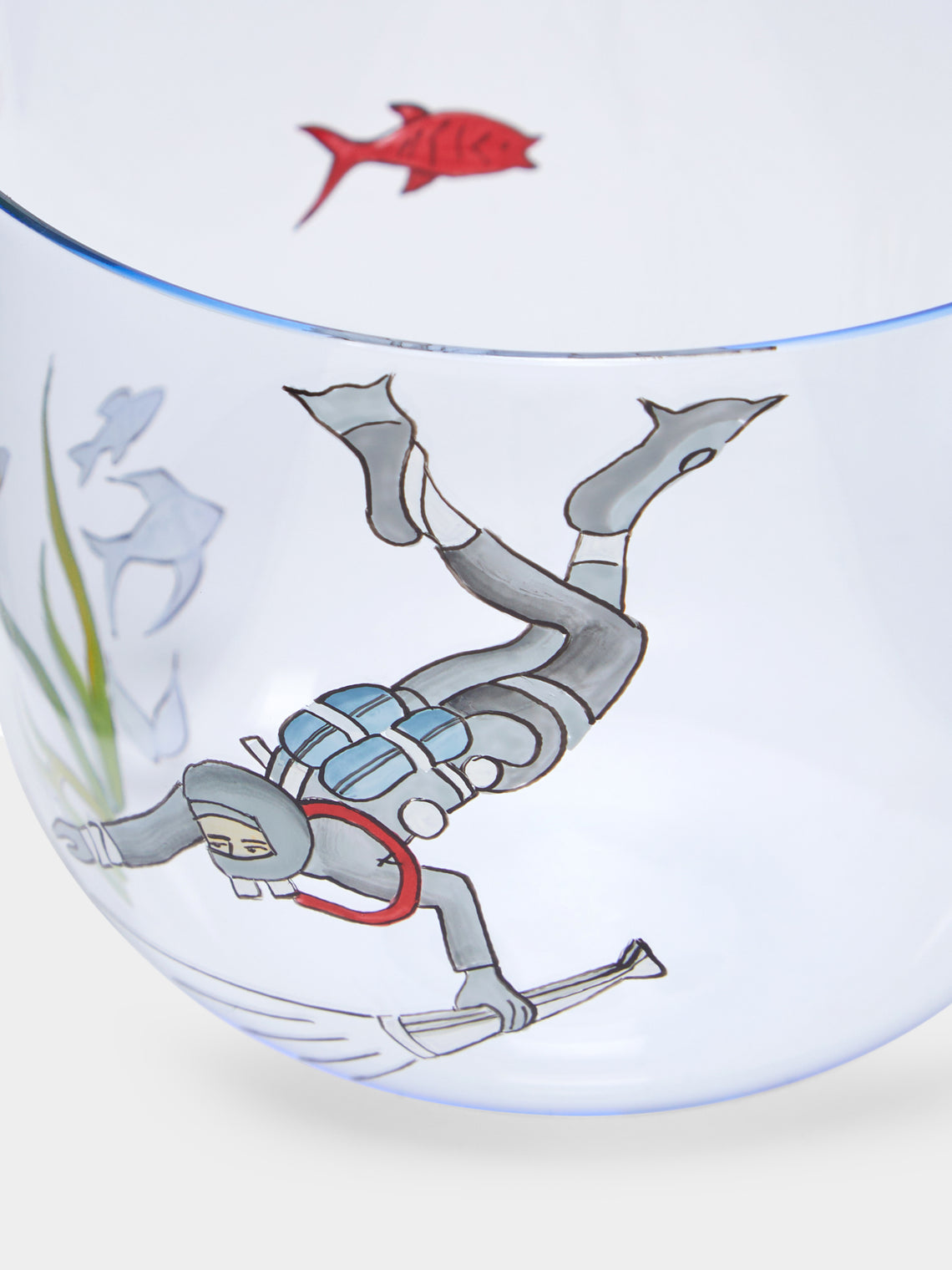 Lobmeyr - High Seas Hand-Painted Crystal Tumbler - Multiple - ABASK