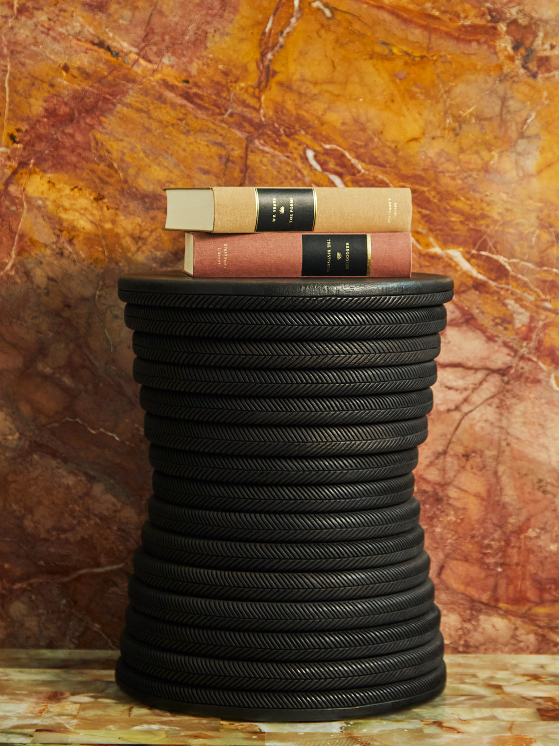 Lucas Castex - Hand-Engraved Wood Stool -  - ABASK