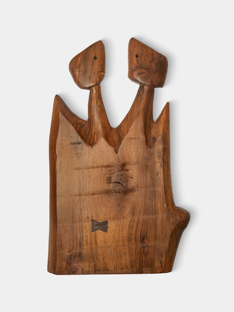 Eliot Daguet - Hand-Carved Walnut Serving Board - Brown - ABASK - 