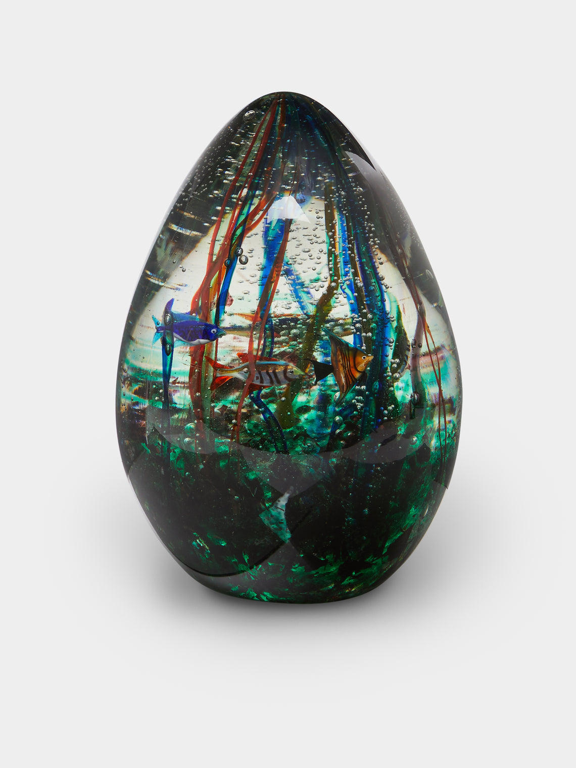 Antique and Vintage - 1950s Mazzuccato Aquarium Murano Glass Monolith -  - ABASK - 