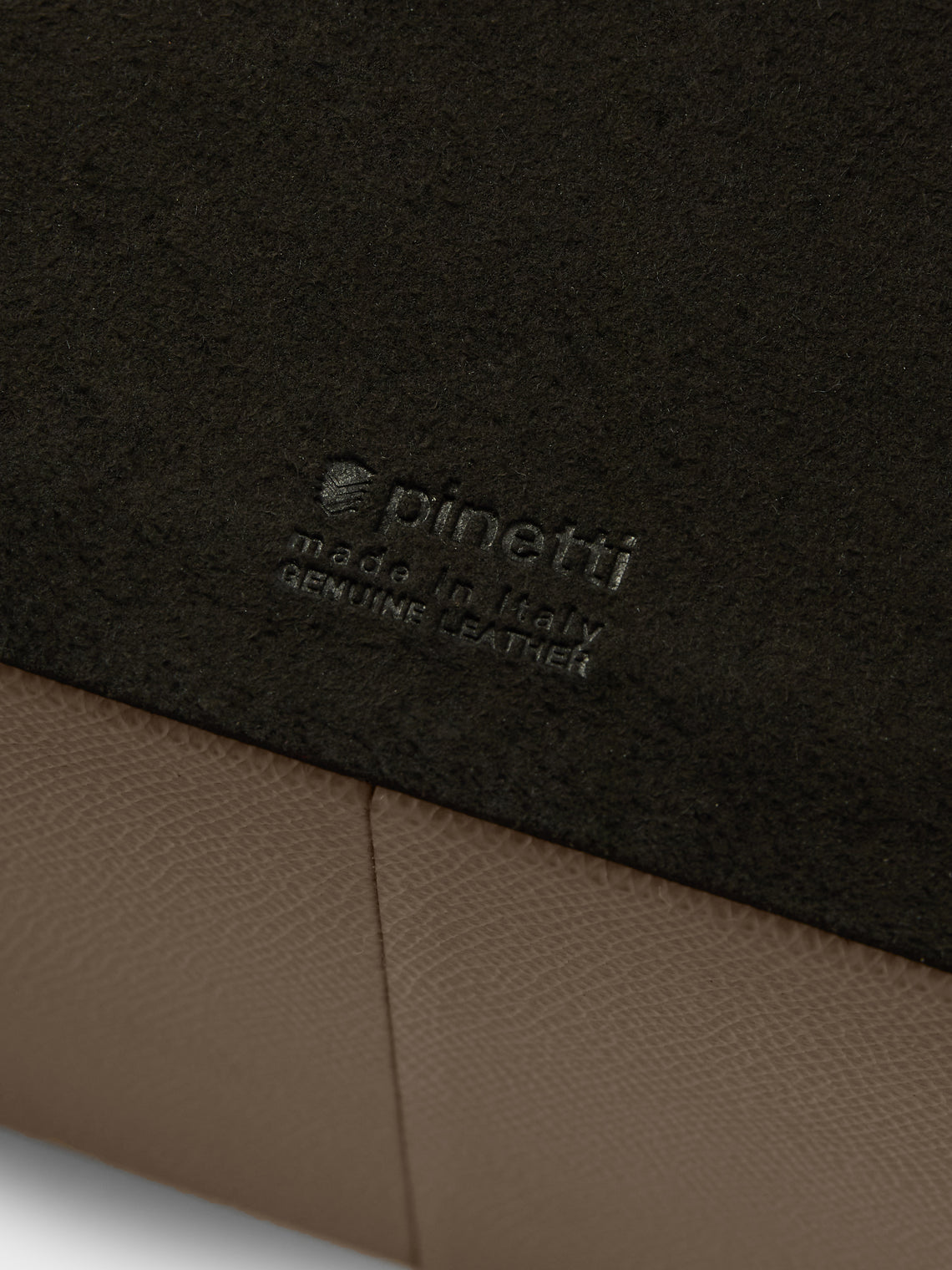 Pinetti - Avio Leather Large Storage Box - Taupe - ABASK